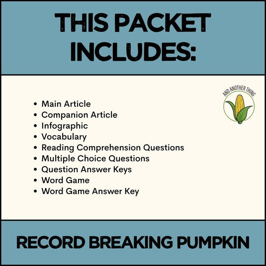 And Another Thing CURRENT EVENTS, Record Breaking Pumpkin (WEEKLY)