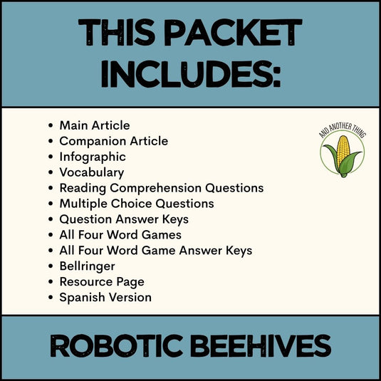 And Another Thing CURRENT EVENTS, Robotic Beehives (ANNUAL)