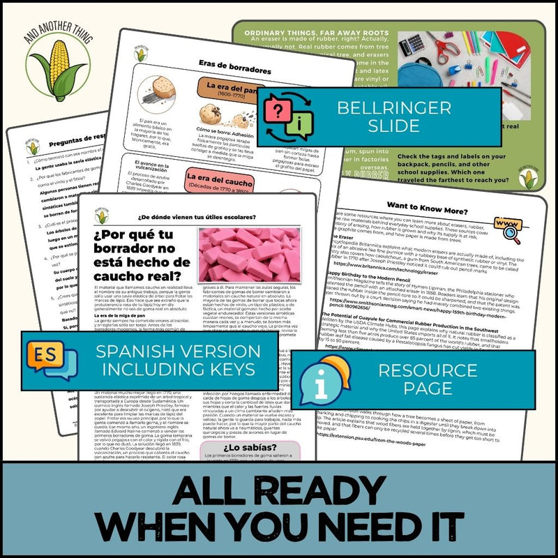 Load image into Gallery viewer, And Another Thing CURRENT EVENTS, School Supplies (WEEKLY)

