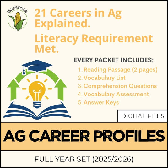 And Another Thing CAREER PROFILES, Full Year Set (2025/2026)