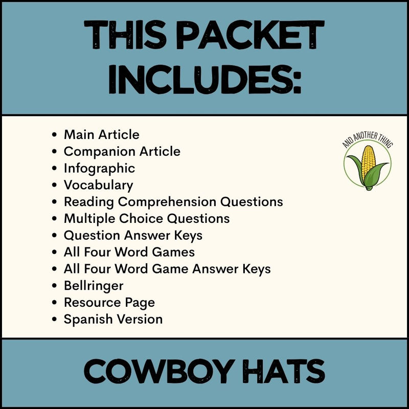 Load image into Gallery viewer, And Another Thing CURRENT EVENTS, Cowboy Hats (ANNUAL)
