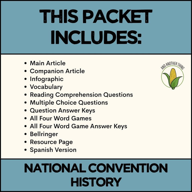 Load image into Gallery viewer, And Another Thing CURRENT EVENTS, National Convention History (MONTHLY)
