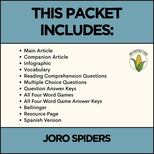 And Another Thing CURRENT EVENTS, Joro Spiders (ANNUAL)
