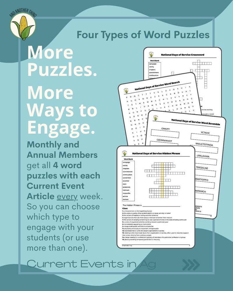 Load image into Gallery viewer, And Another Thing CURRENT EVENTS, Days of Service (FREE)
