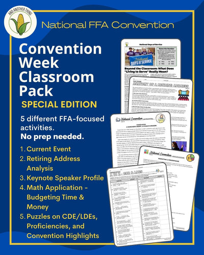 And Another Thing SPECIAL EDITION, Convention Week Classroom Pack (NONMEMBERS)