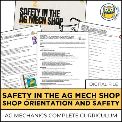 CCMEC02.4 SAFETY IN THE AG SHOP, Ag Mechanics Curriculum