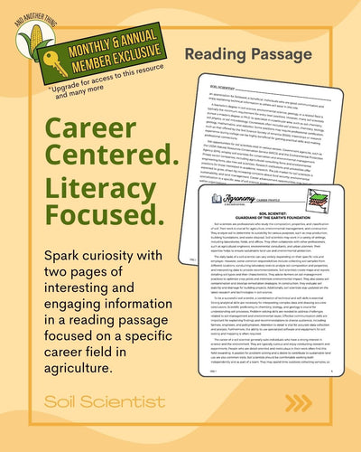 And Another Thing CAREER PROFILE, Soil Scientist (MONTHLY)