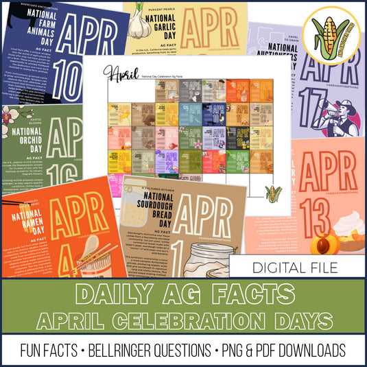 And Another Thing AG FACTS, SPRING Celebration Days (JAN-JUN)