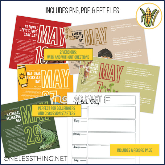 And Another Thing AG FACTS, SPRING Celebration Days (JAN-JUN)