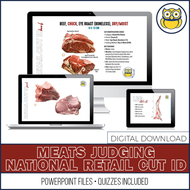Load image into Gallery viewer, Meats Judging National CDE Retail Cut ID, POWERPOINT downloads
