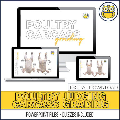Poultry Judging Carcass Grading Practice, POWERPOINT Downloads (REVISED)