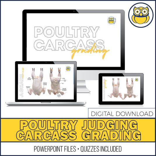Poultry Judging Carcass Grading Practice, POWERPOINT Downloads (REVISED)