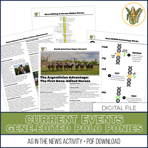And Another Thing CURRENT EVENTS, Gene-Edited Polo Ponies