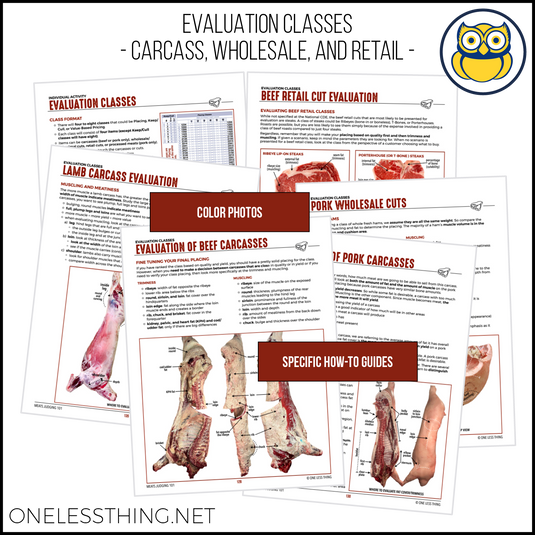 Meats Judging 101 CDE Handbook, SPIRAL-BOUND BOOK