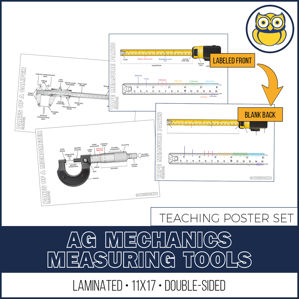 Measuring Tools Posters, Set of 3