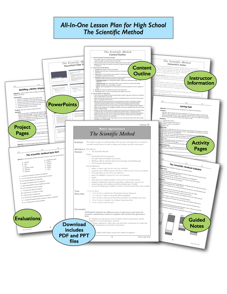 The Scientific Method High School, All-In-One Lesson Plan Download