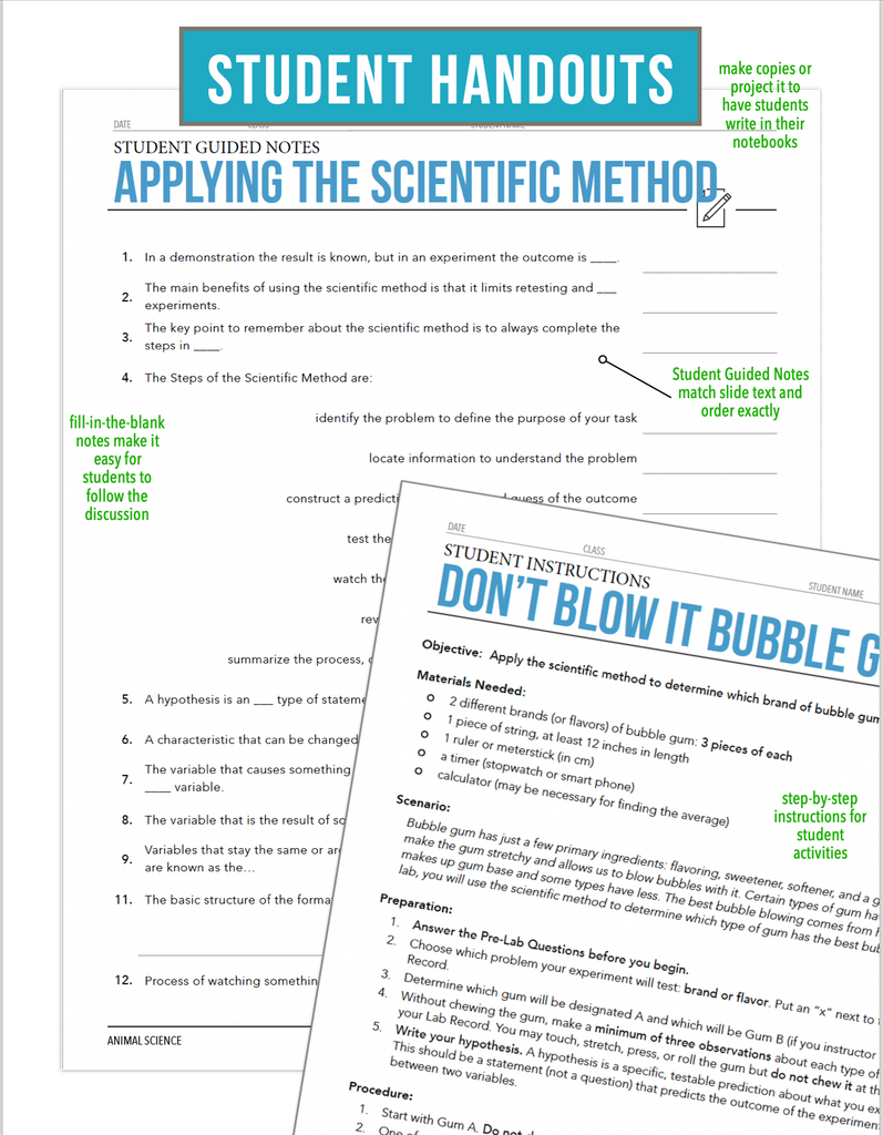 CCANS02.2 Applying the Scientific Method, Animal Science Complete Curriculum