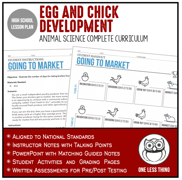 CCANS07.3 Egg and Chick Development, Animal Science Complete Curriculum