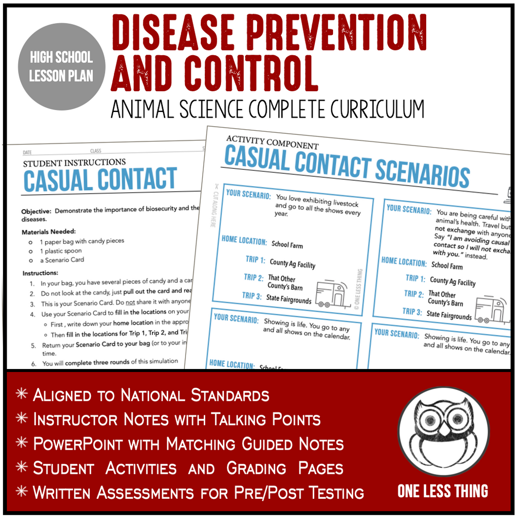 CCANS09.3 Disease Prevention and Control, Animal Science Complete Curriculum