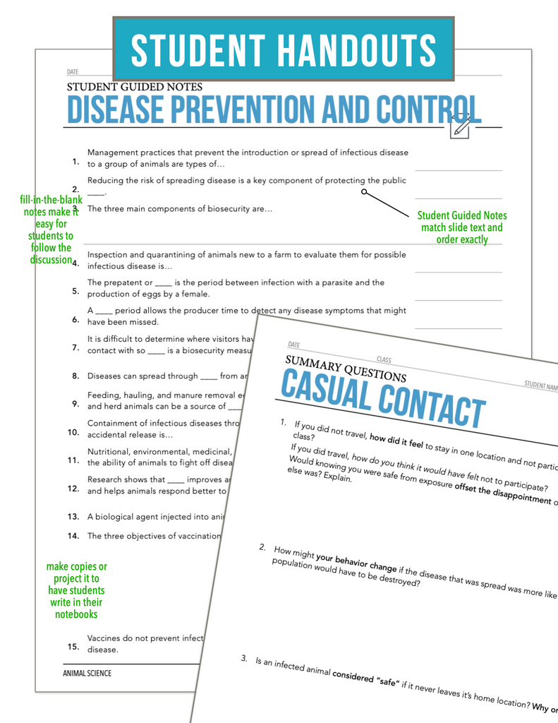 CCANS09.3 Disease Prevention and Control, Animal Science Complete Curriculum