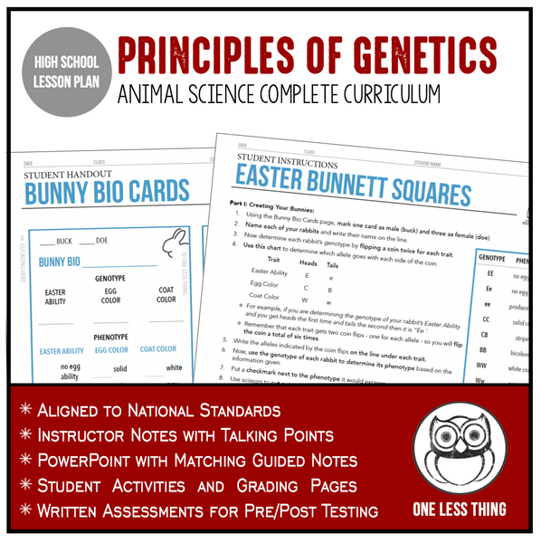 CCANS10.1 Principles of Genetics, Animal Science Complete Curriculum