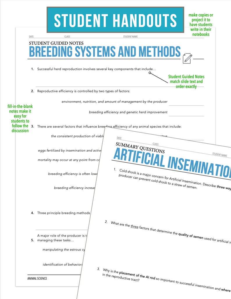 CCANS11.3 Breeding Systems and Methods, Animal Science Complete Curriculum