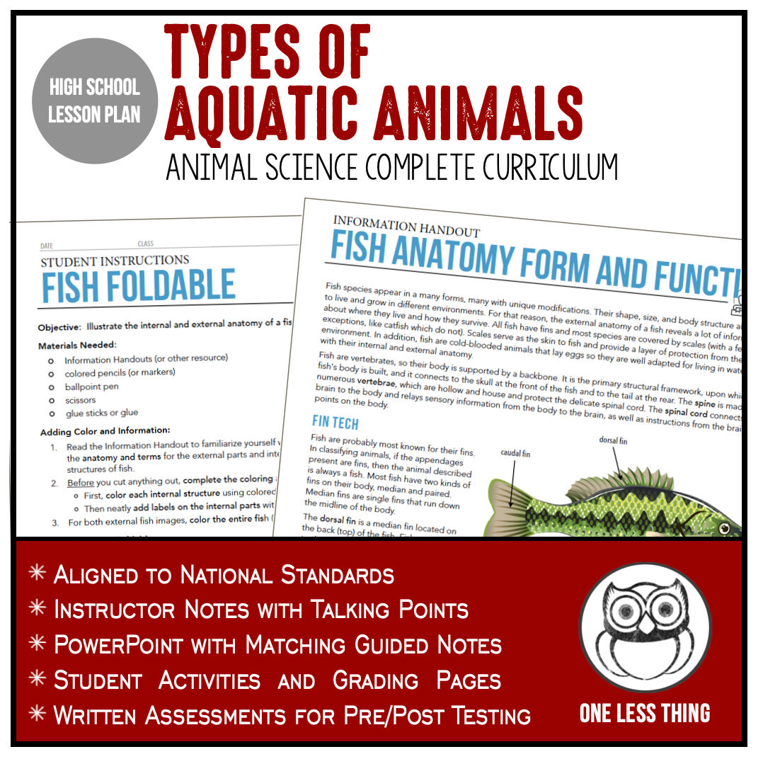 Classroom Lessons  School of Aquatic and Fishery Sciences
