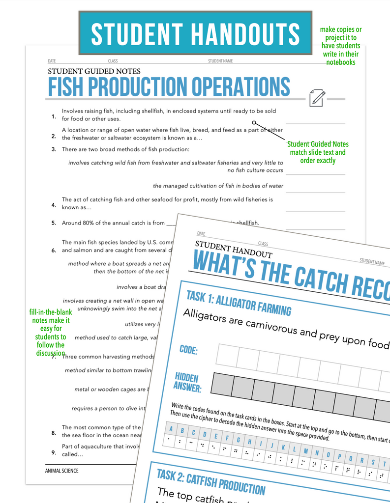 CCANS13.2 Fish Production, Animal Science Complete Curriculum