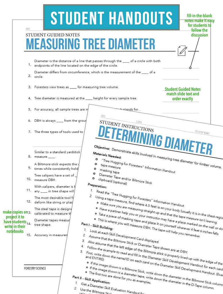CCFOR10.2 Measuring Tree Diameter, Forestry Complete Curriculum
