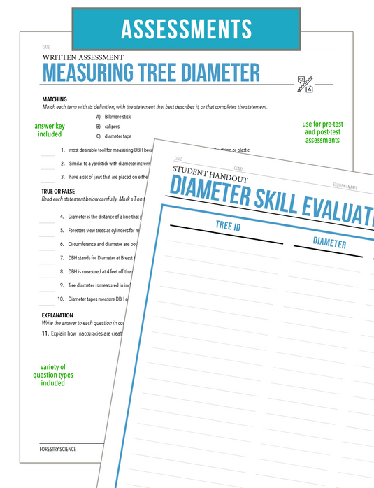 CCFOR10.2 Measuring Tree Diameter, Forestry Complete Curriculum – One ...