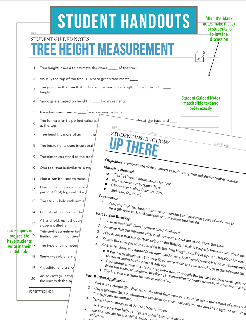 CCFOR10.3 Tree Height Estimation, Forestry Complete Curriculum