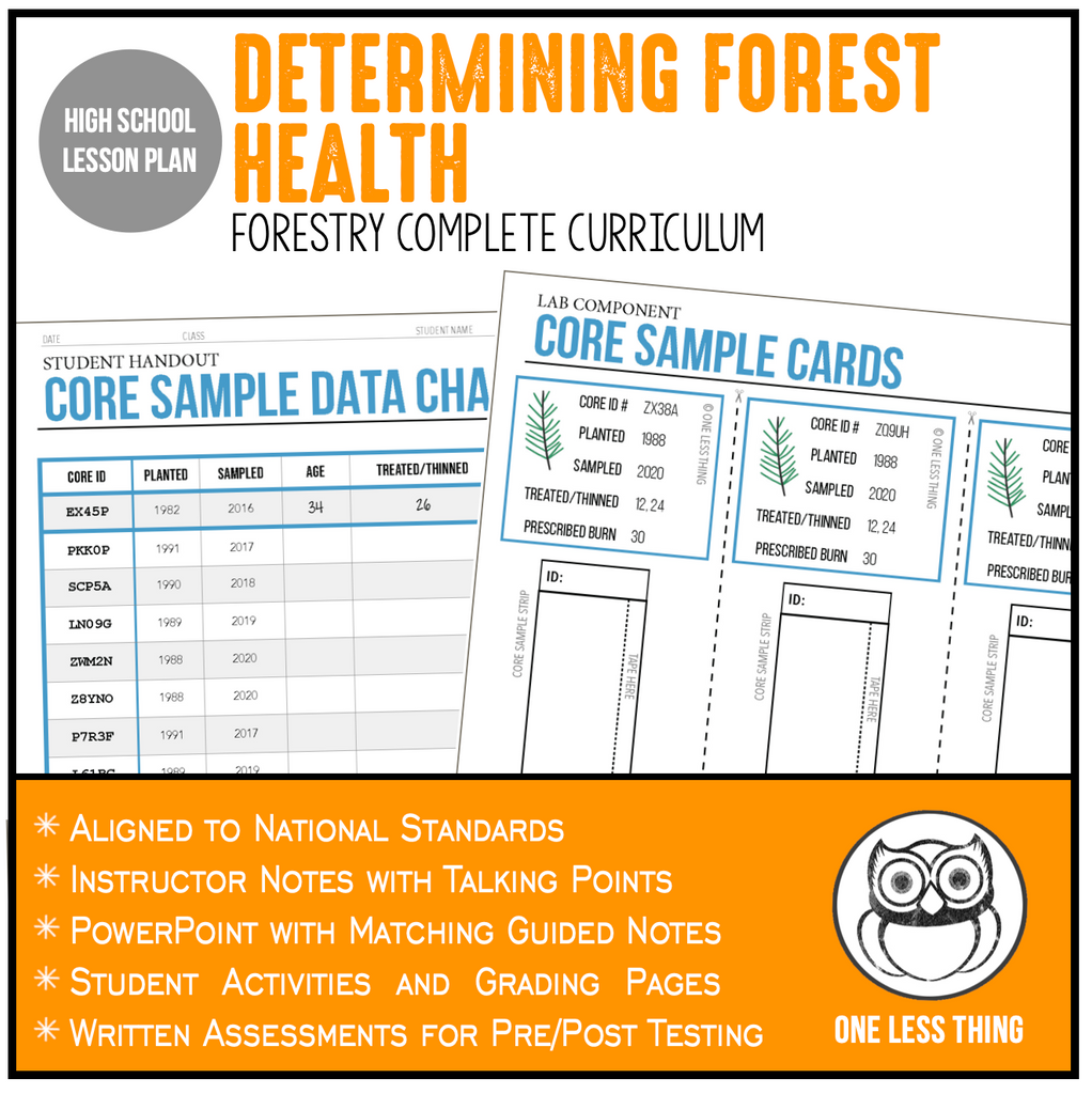 CCFOR12.1 Determining Forest Health, Forestry Complete Curriculum