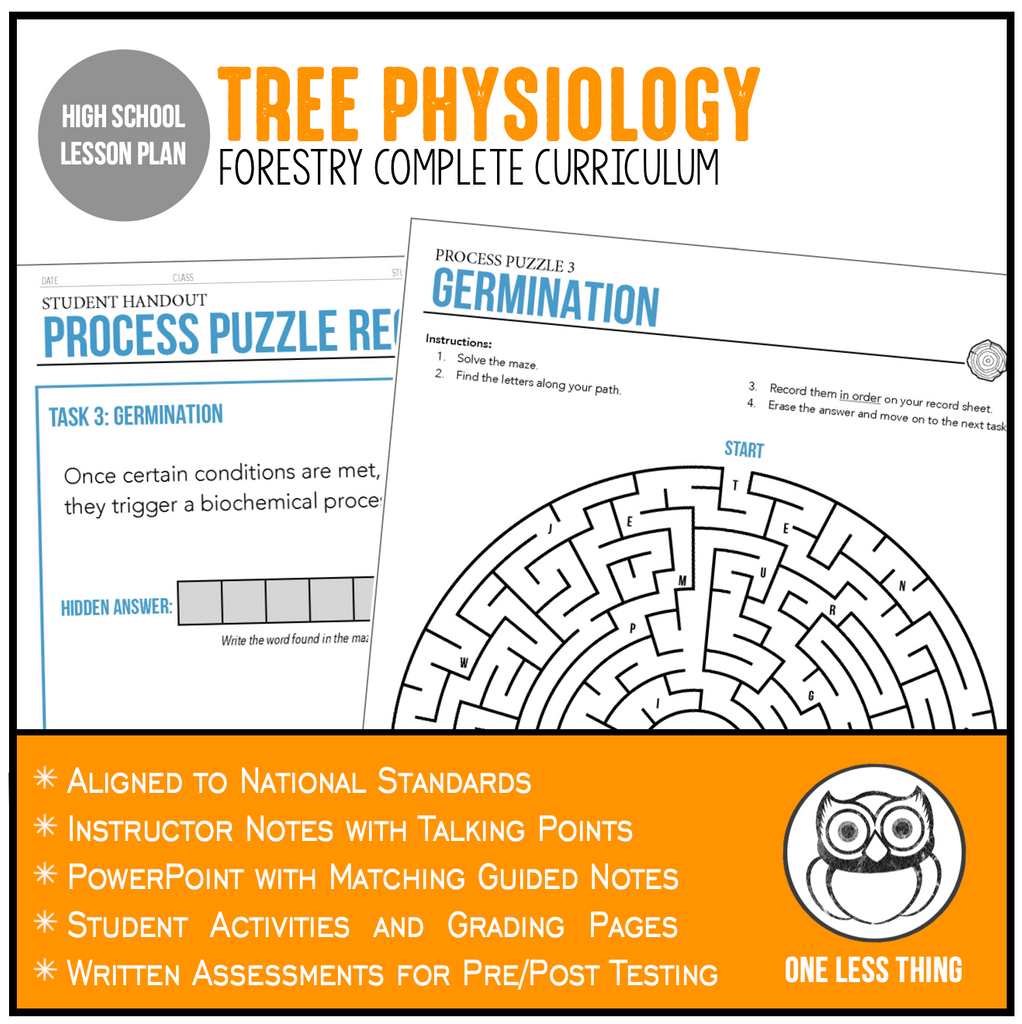 CCFOR03.1 Tree Physiology, Forestry Complete Curriculum