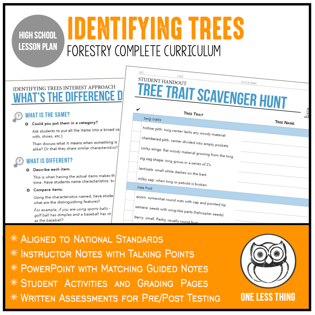 CCFOR03.2 Identifying Trees, Forestry Complete Curriculum