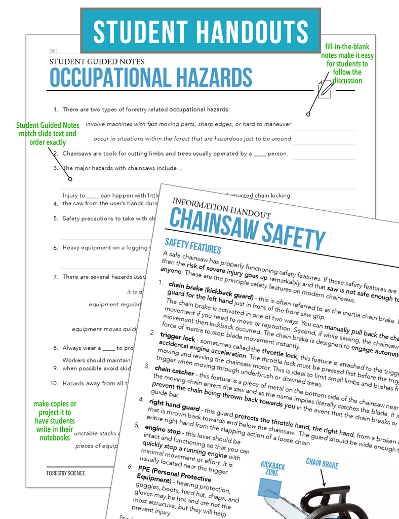 CCFOR04.2 Occupational Hazards, Forestry Complete Curriculum