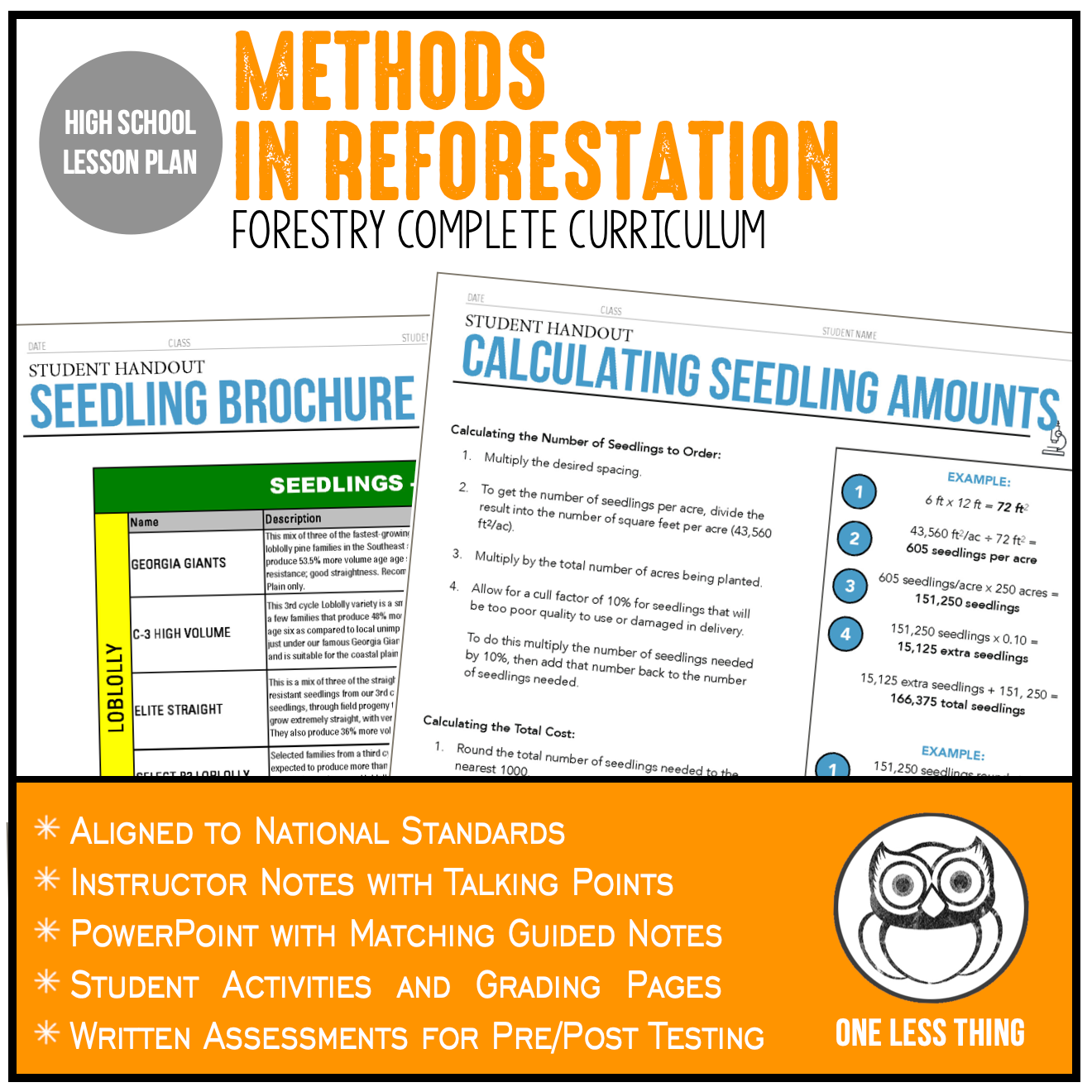 CCFOR05.1 Methods in Reforestation, Forestry Complete Curriculum – One ...