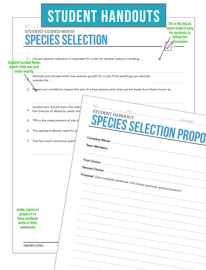 CCFOR05.2 Species Selection, Forestry Complete Curriculum