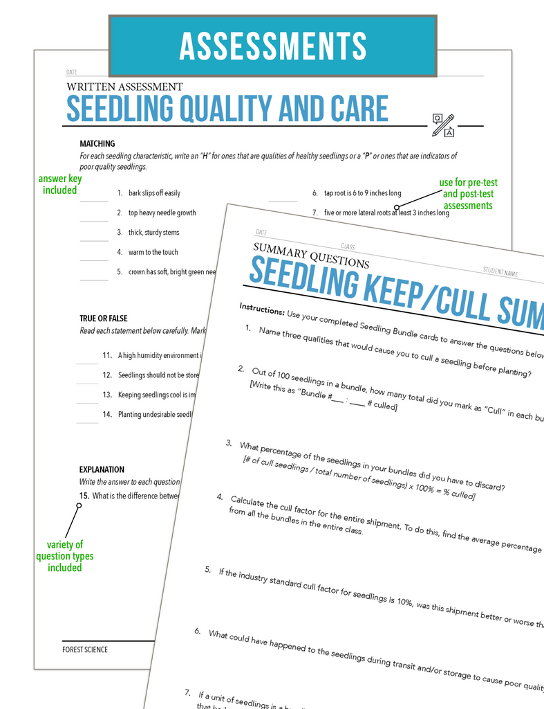 CCFOR05.3 Seedling Quality and Care, Forestry Complete Curriculum