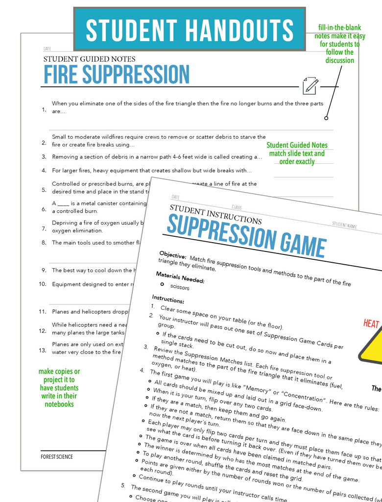 CCFOR07.3 Fire Suppression, Forestry Complete Curriculum