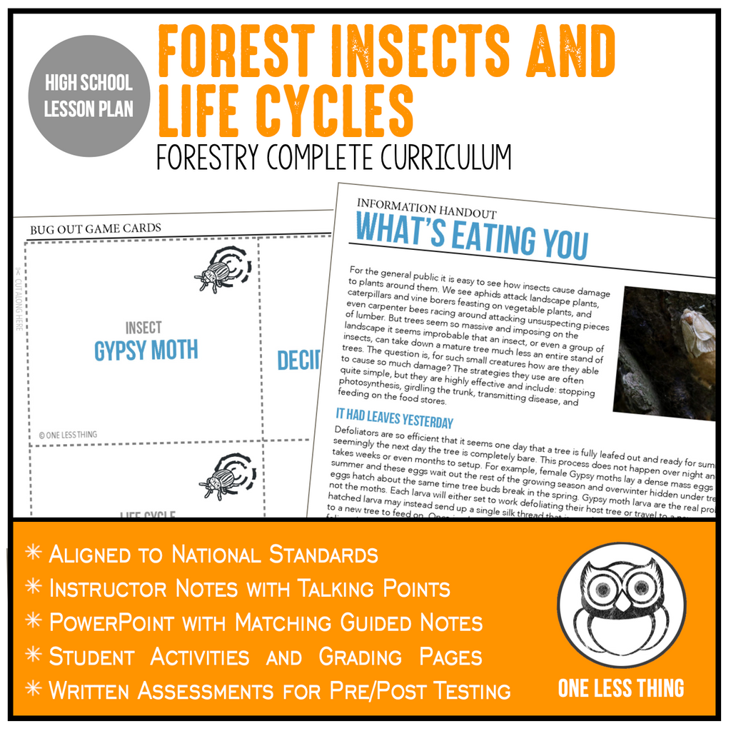 CCFOR08.1 Forest Insects and Life Cycles, Forestry Complete Curriculum