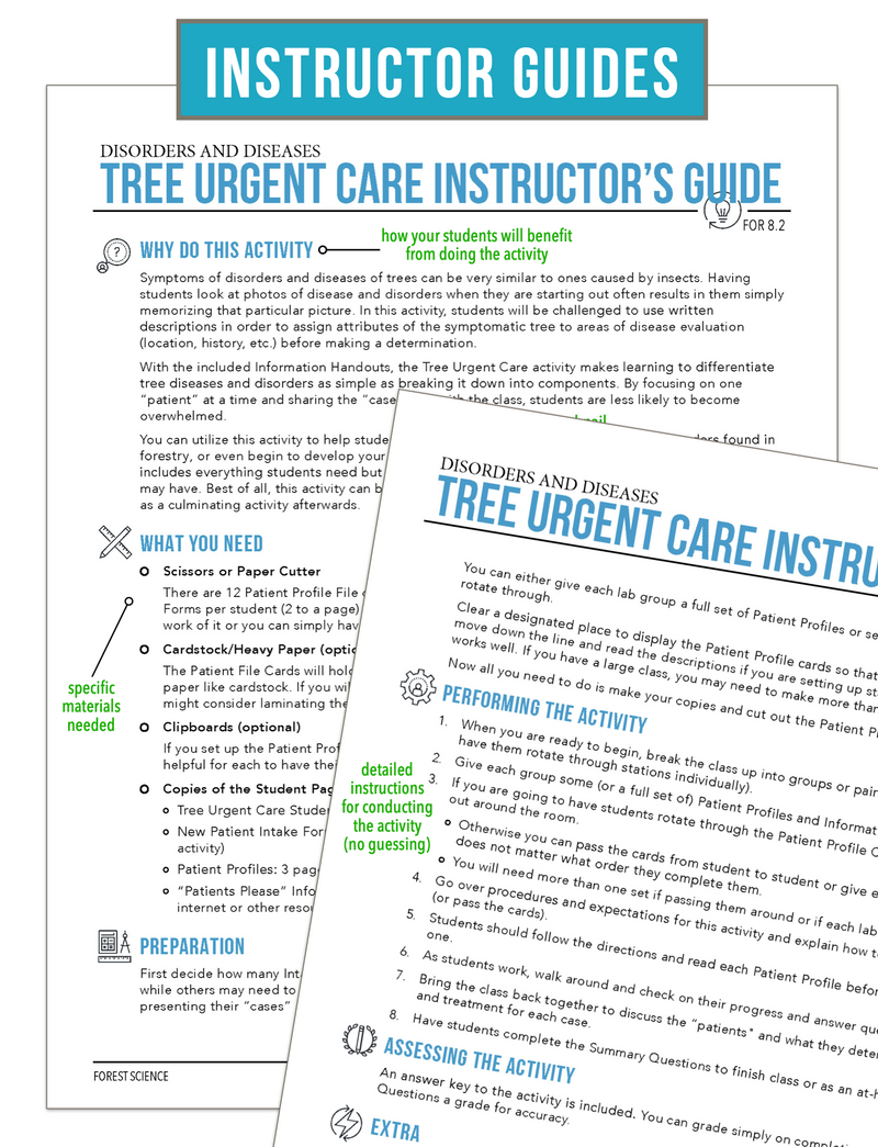 Load image into Gallery viewer, CCFOR08.2 Disorders and Diseases, Forestry Complete Curriculum
