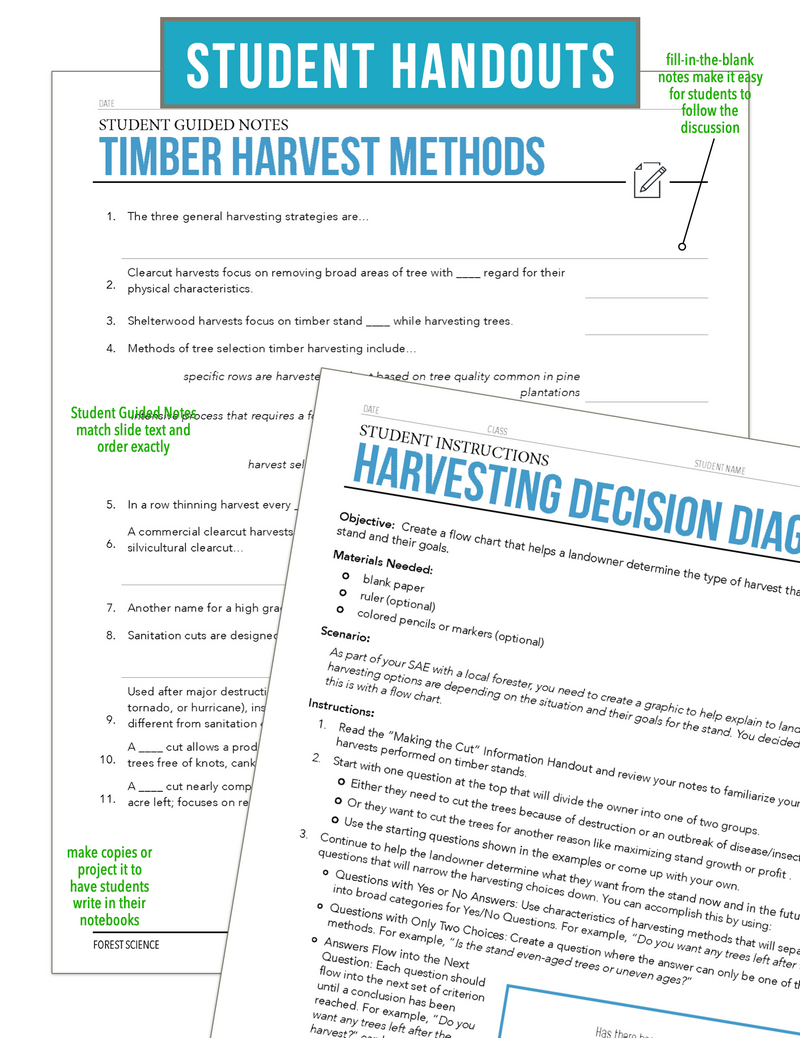Load image into Gallery viewer, CCFOR09.2 Timber Harvest Methods, Forestry Complete Curriculum
