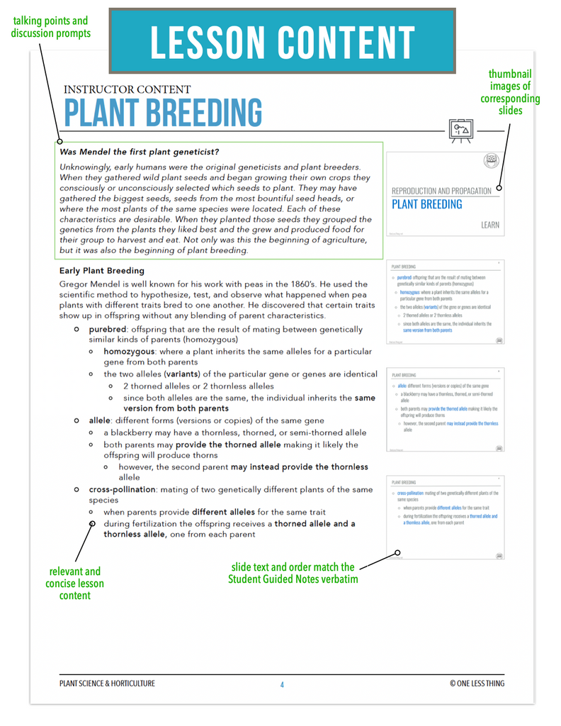 CCPLT05.3 Plant Breeding, Plant Science Complete Curriculum