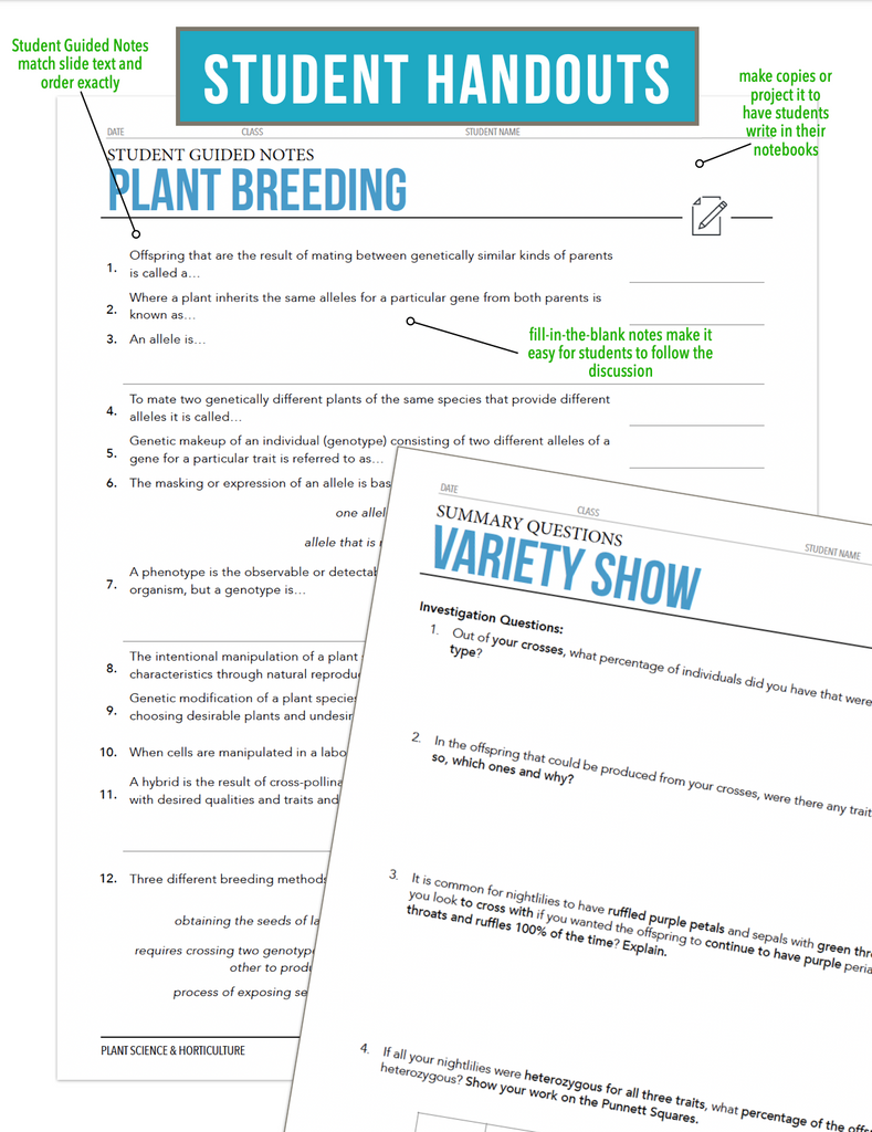 CCPLT05.3 Plant Breeding, Plant Science Complete Curriculum