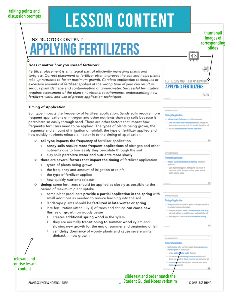 CCPLT08.3 Applying Fertilizers, Plant Science Complete Curriculum