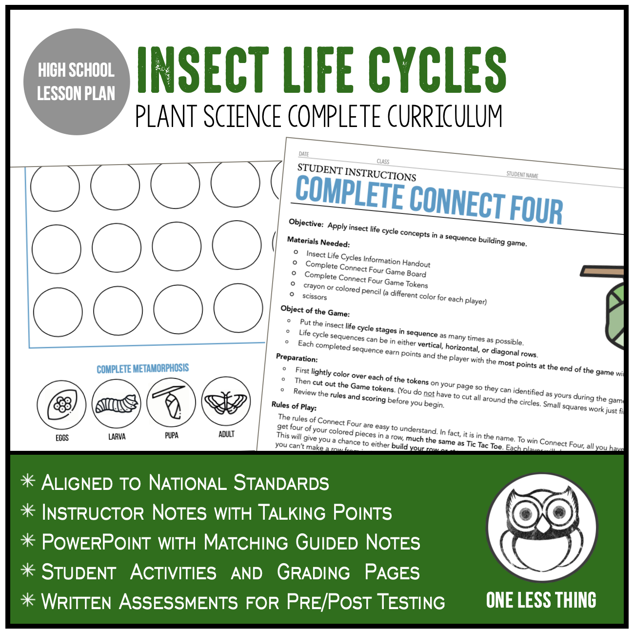 CCPLT10.2 Life Cycles of Insects, Plant Science Complete Curriculum ...