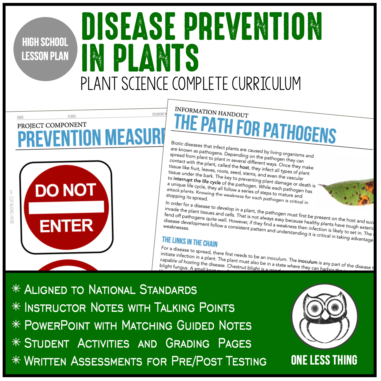 CCPLT11.2 Disease Prevention, Plant Science Complete Curriculum – One ...