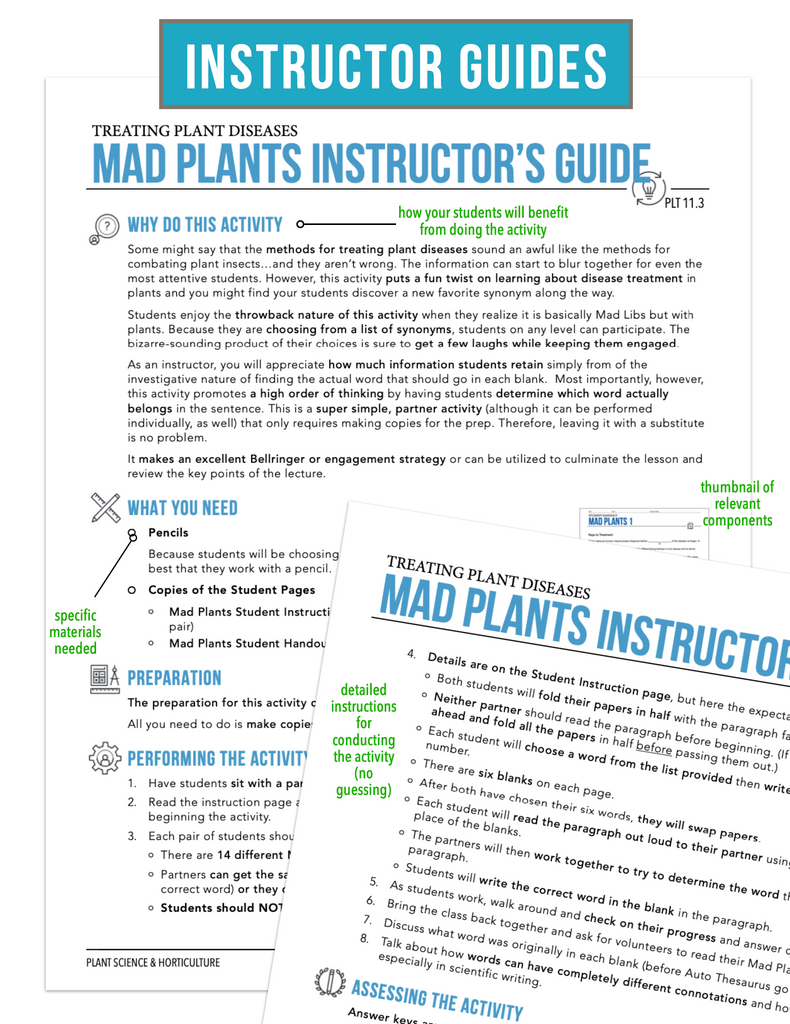 CCPLT11.3 Treating Plant Diseases, Plant Science Complete Curriculum