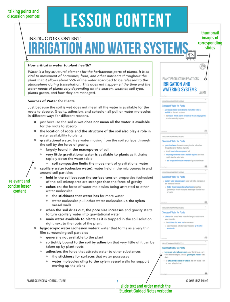 Load image into Gallery viewer, CCPLT12.3 Irrigation and Water Systems, Plant Science Complete Curriculum
