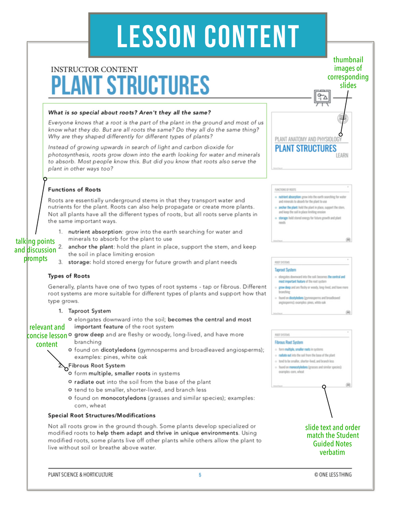 Load image into Gallery viewer, CCPLT03.2 Plant Structures, Plant Science Complete Curriculum
